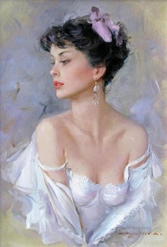 Pretty Woman KR 019 Impresionista Pinturas al óleo